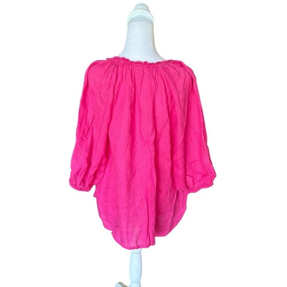 J Jill Love Linen Blouse Top Peasant Boho Relaxed Fit Bundle Of 2 Womens Large - Picture 7 of 15